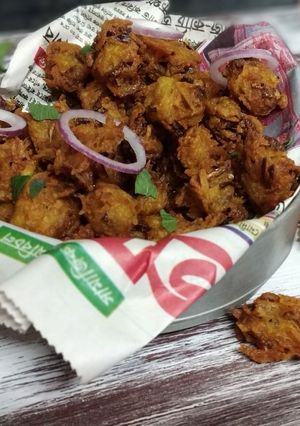 A picture of Aloo pakoda.