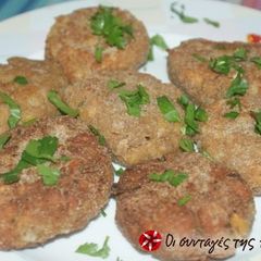 A picture of Fava patties.