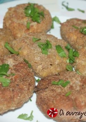 A picture of Fava patties.