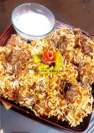 A picture of MUTTON Biryani.