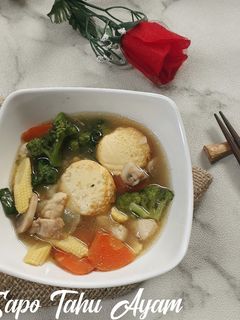 Foto resep Sapo Tahu Ayam