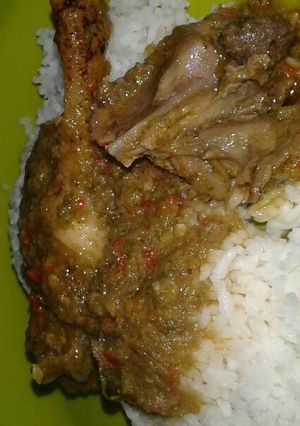 Foto resep Bebek Cabe Hijau