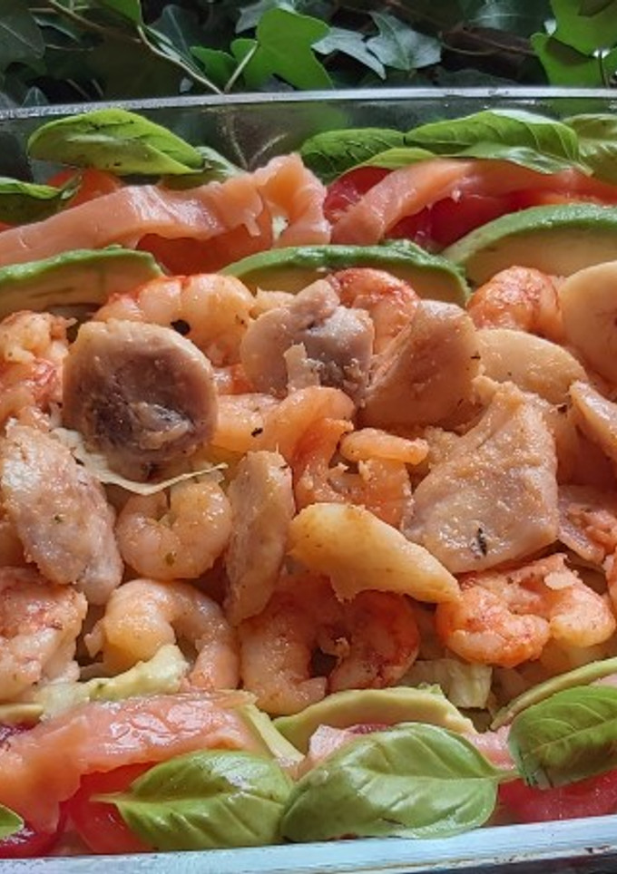 Una foto de Ensalada de mar 🤤🤤