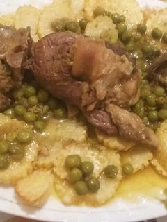 صورة لوصفة بطاطا صوص بالجلبانة
