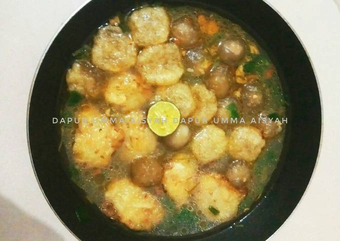 Langkah Mudah untuk Membuat Cilok cireng bakwan kuah goang yang Menggugah Selera