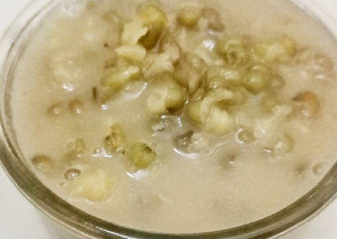 Cara Gampang Membuat Bubur kacang ijo hemat gas Anti Gagal