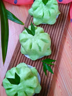 Foto resep Bakpao pandan