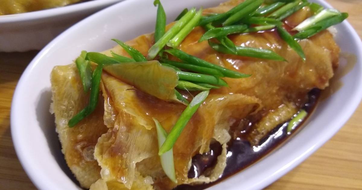 Steamed Bean Curd Roll Recipe by Katie Cookpad