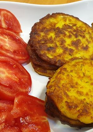 عکسی از دستور کوکو سیب زمینی
