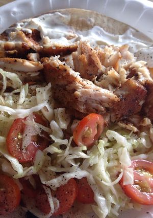 A picture of Grilled Mahi Tacos.