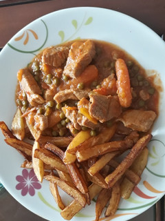 Una foto de Carne de lomo de cerdo en salsa