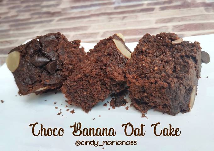 Choco Banana Oat Cake