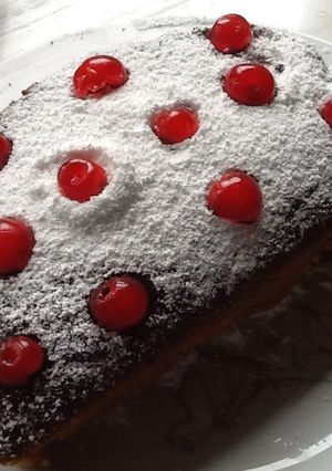 Una foto de Pan de coco, cerezas y zanahoria