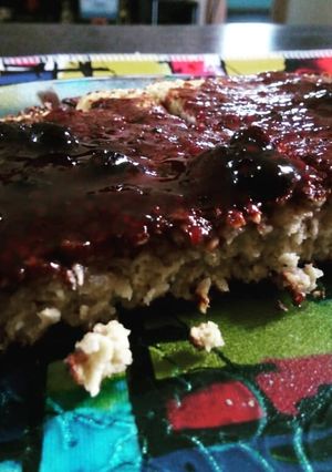 Una foto de Tortilla de avena con banana