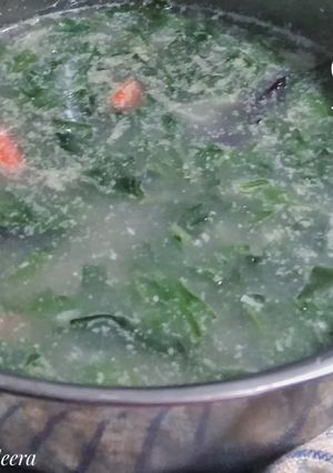 Foto resep Bobor Bayam Kangkung a la Mechta