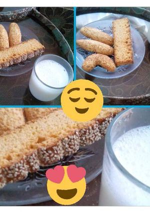 صورة لوصفة كعك مع حليب