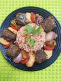 Stuffed Grape Leaves with Kofta