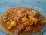 Cazuela de porotos criolla