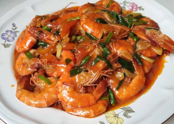 Udang saus padang