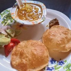 Aloo puri A picture of Aloo puri.