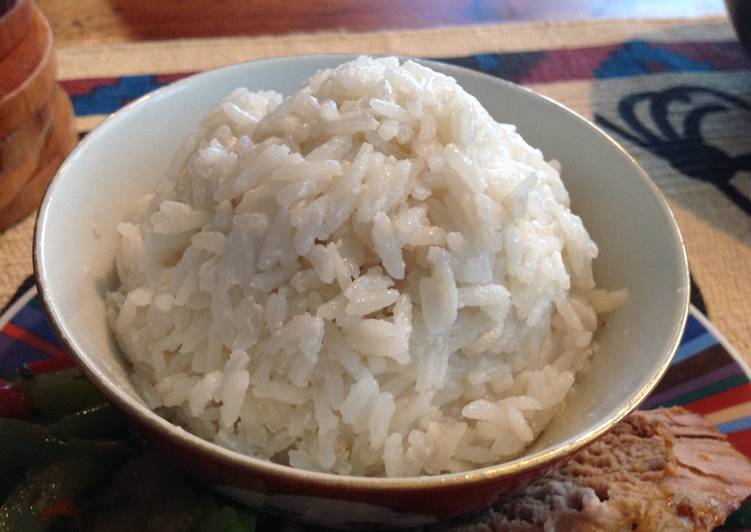 Easiest Way to Prepare Homemade Coconut Rice