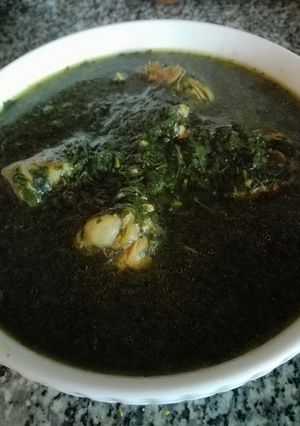صورة لوصفة ملوخيه الدجاج