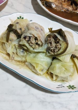 清蒸高麗菜捲 的食譜成品照片