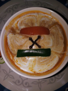 A picture of Tomato soup.