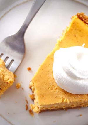 A picture of PHILADELPHIA 3-STEP Pumpkin Cheesecake.