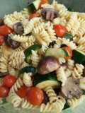 Roasted veggie pasta salad