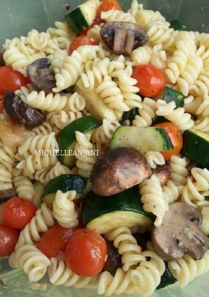 Foto resep Roasted veggie pasta salad