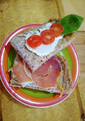 Una foto de Pan con cebolla sin gluten