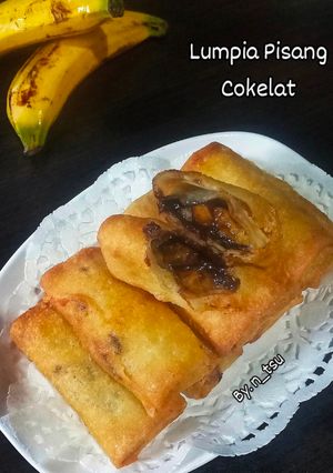 Foto resep 396. Lumpia Pisang Cokelat