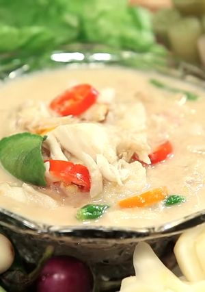 รูปของ หลนปู #สูตรใช้เครื่องน้อย #หม้อไฟฟ้า