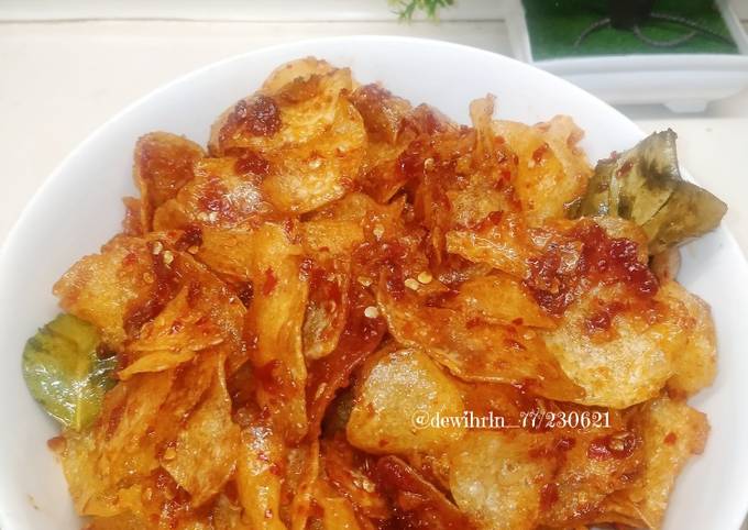 Cara Gampang Menyiapkan 152. 🌶️Keripik Kentang Balado 🌶️ yang Enak Banget