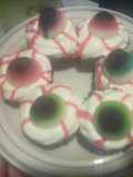Mini Cupcake de Ojos Siniestros