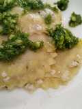 Medaglioni con pesto di barbe di finocchi