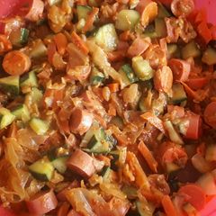 Vegetable atchaar salad A picture of Vegetable atchaar salad.