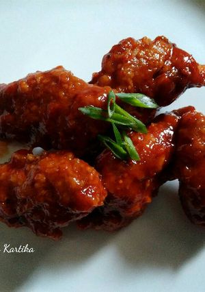 Foto resep Ayam Tepung Krispi Saos Pedas