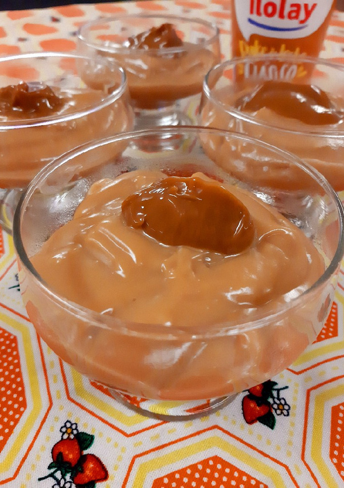Una foto de Danette de dulce de leche