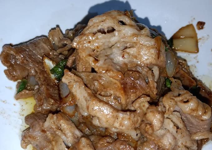 Bulgogi daging tipis