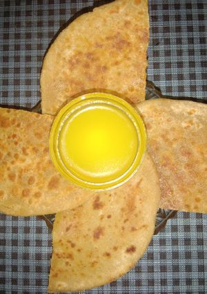 A picture of Instant Puranpoli.