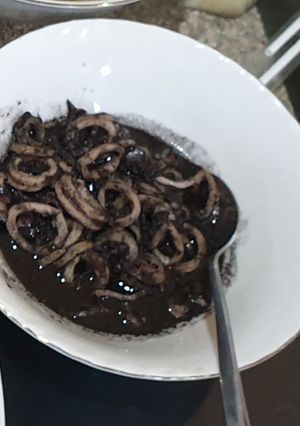 Foto resep Cumi tinta hitam