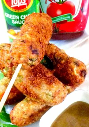 A picture of Rajma Chawal kebabs.