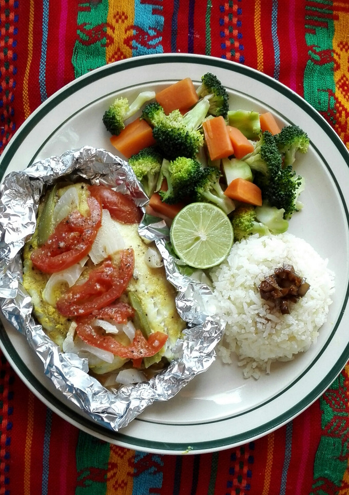 Una foto de Pescado empapelado a la mostaza🐟