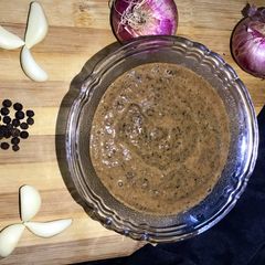 Black pepper sauce A picture of Black pepper sauce.