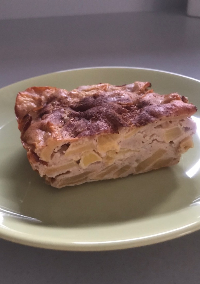 Una foto de Pastel de Manzana light