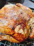 ไก่อบไทม์ซอสเลมอนครีม