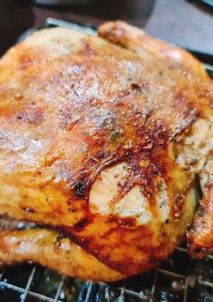 รูปของ ไก่อบไทม์ซอสเลมอนครีม