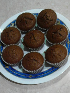Una foto de Magdalenas de chocolate caseras